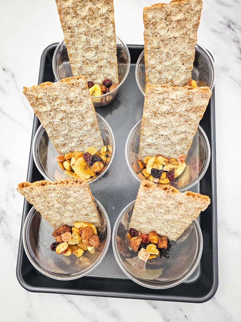 Red white and blue charcuterie cups process 5