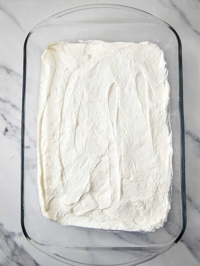 Strawberry blueberry pretzel salad process 6