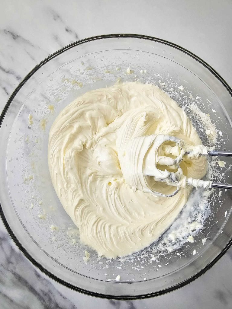 Unicorn cheesecake bites process 6