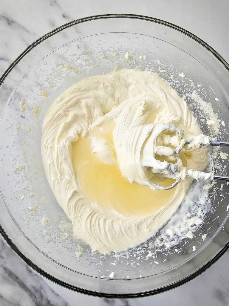 Unicorn cheesecake bites process 7