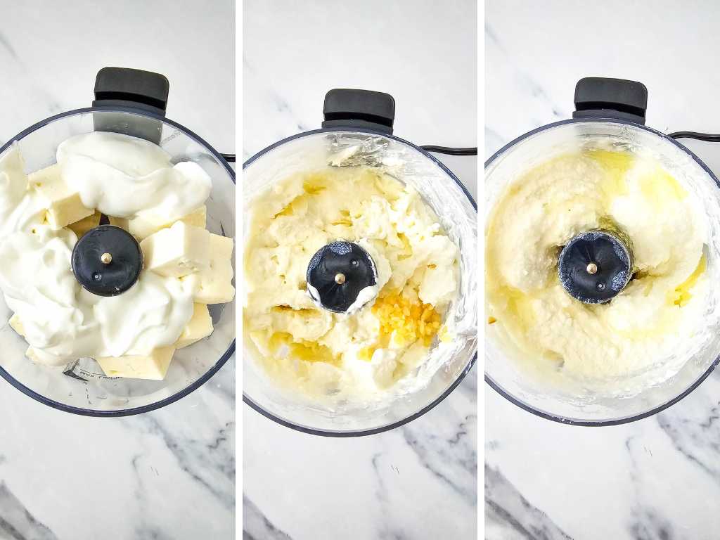 Whipped feta dip process 2