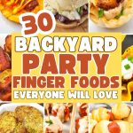Backyard party food ideas pin