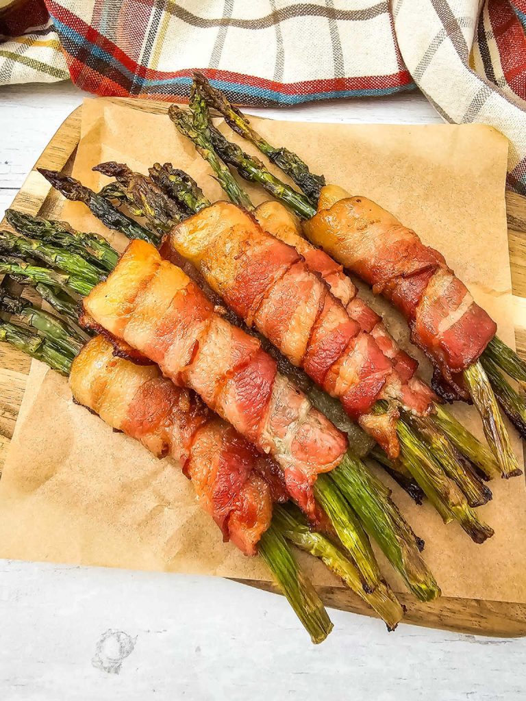 Bacon wrapped asparagus