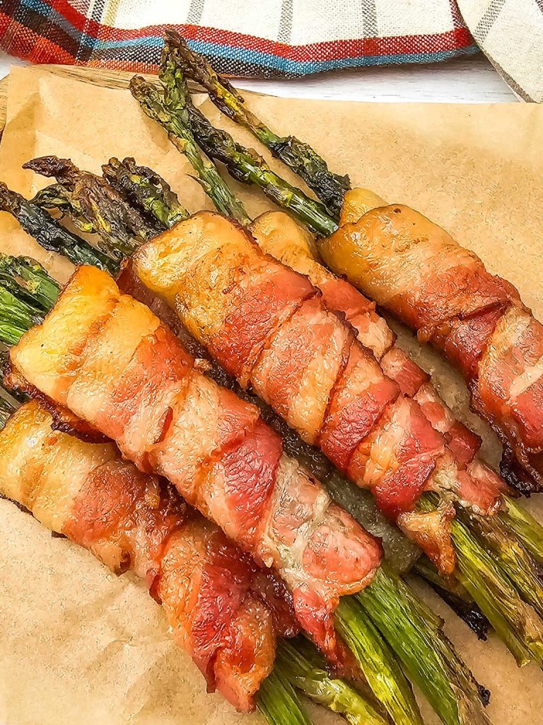 Bacon wrapped asparagus