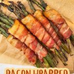 Bacon wrapped asparagus pin