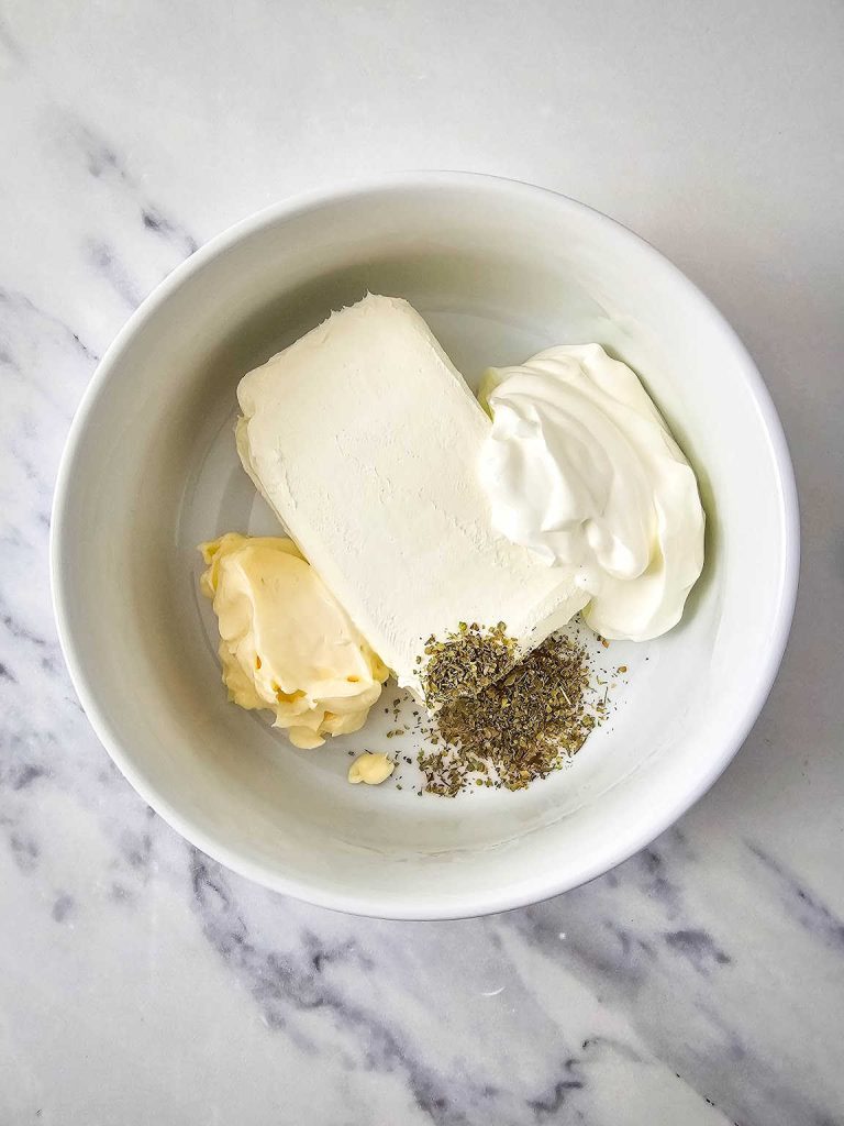 Baked mushroom dip process 2