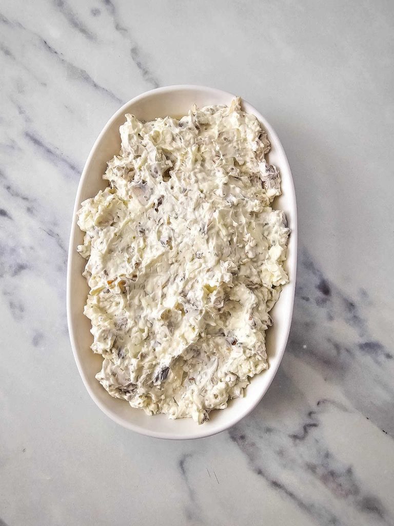 Baked mushroom dip process 4