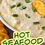 Hot seafood dip pin