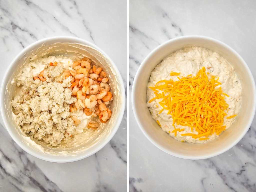 Hot seafood dip process 3