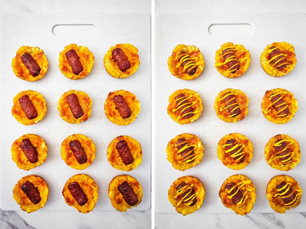 Lil smokies tater tot bites process 7