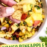 Mango pineapple salsa pin