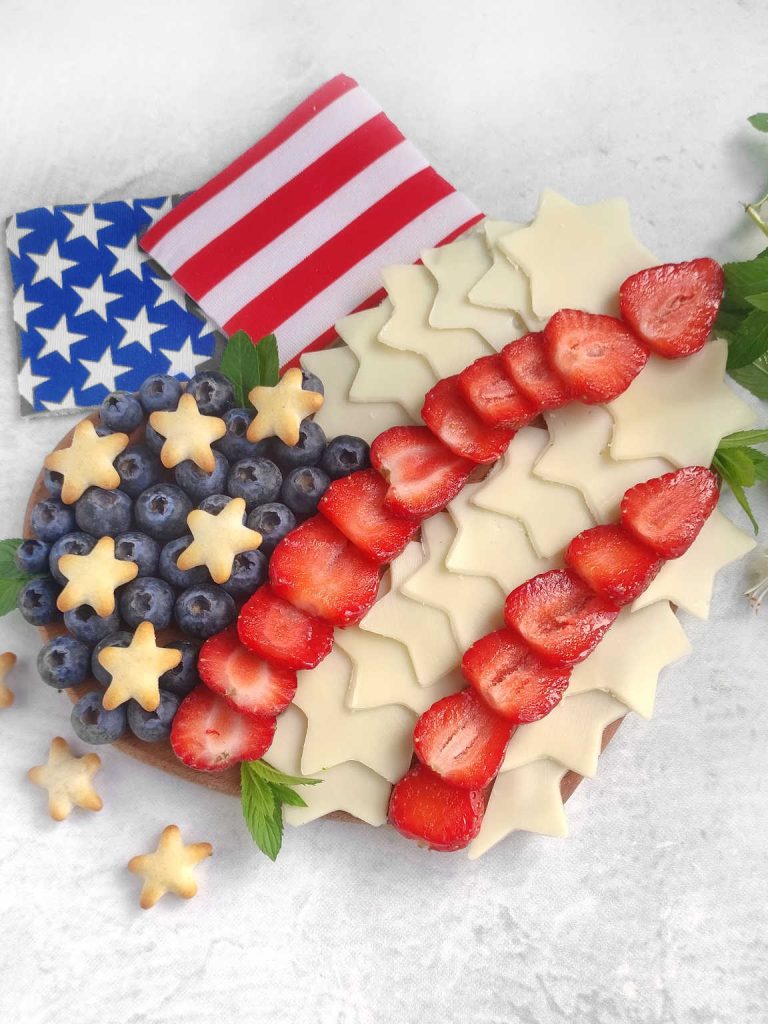 Patriotic charcuterie board