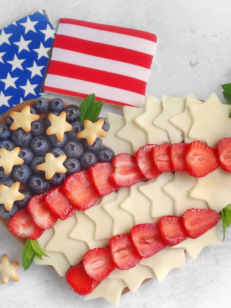 Patriotic charcuterie board