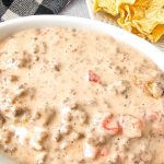 Queso blanco rotel dip
