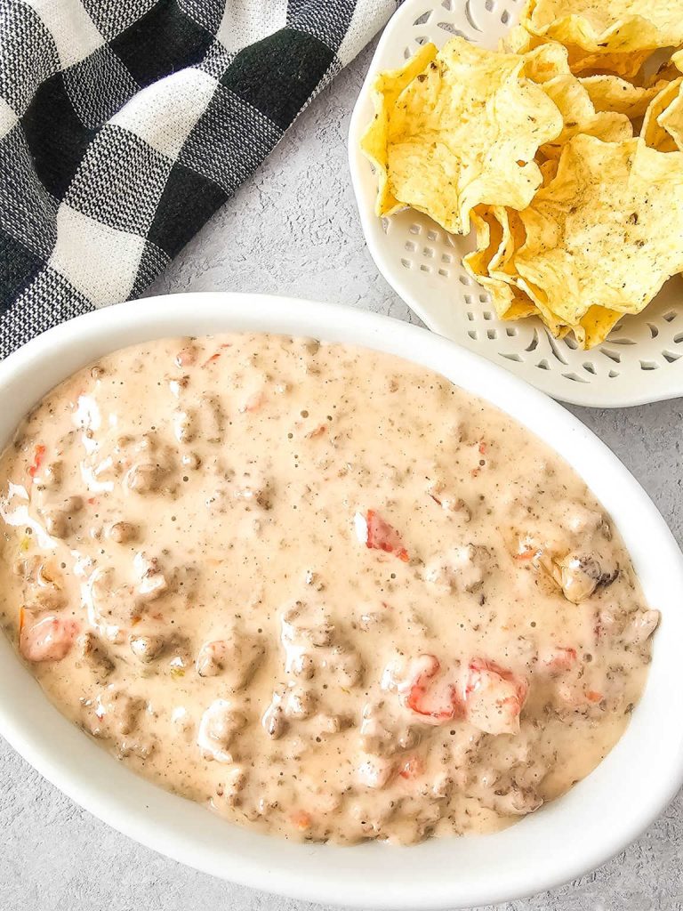 Queso blanco rotel dip