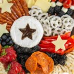 Red white and blue charcuterie board pin