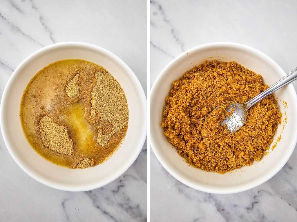 Red white and blue cheesecake bites process 2