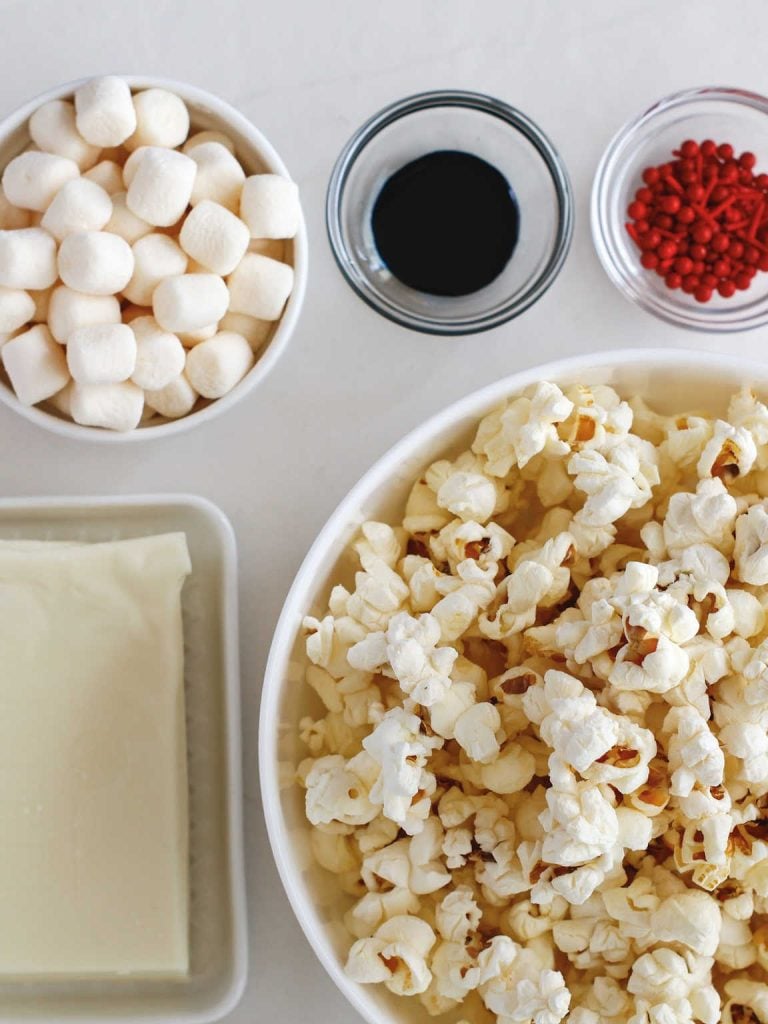 Red white and blue popcorn ingredients