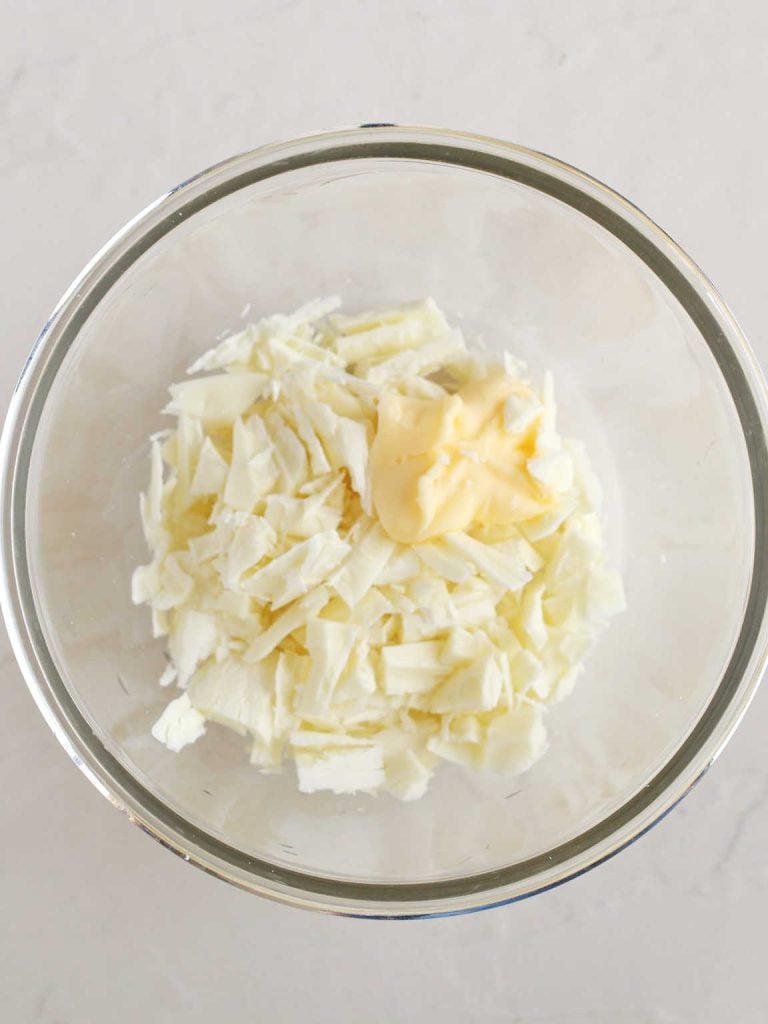 Red white and blue popcorn process 1