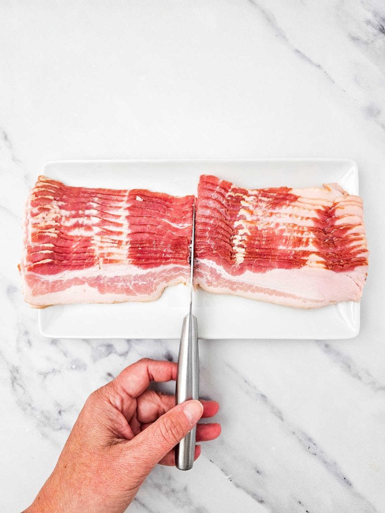 Bacon wrapped crackers process 2