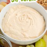 Caramel apple dip board pin