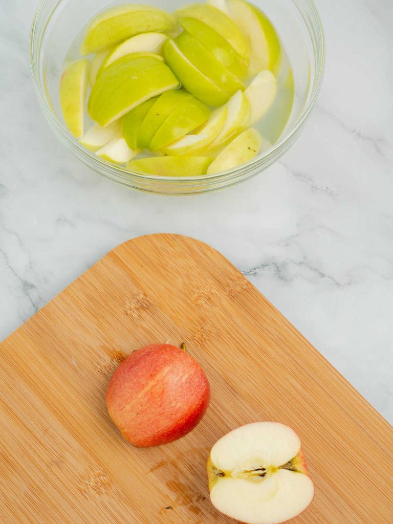 Caramel apple dip board process 5