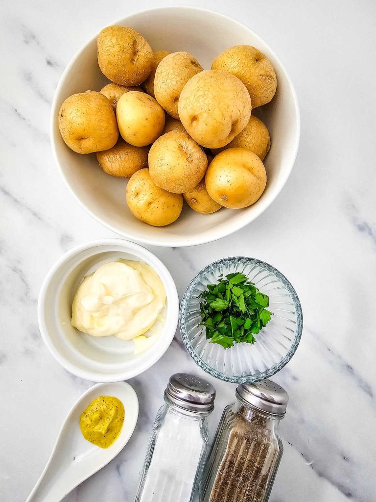 Deviled potatoes ingredients