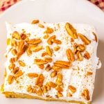 Gingerbread pumpkin poke cake pin