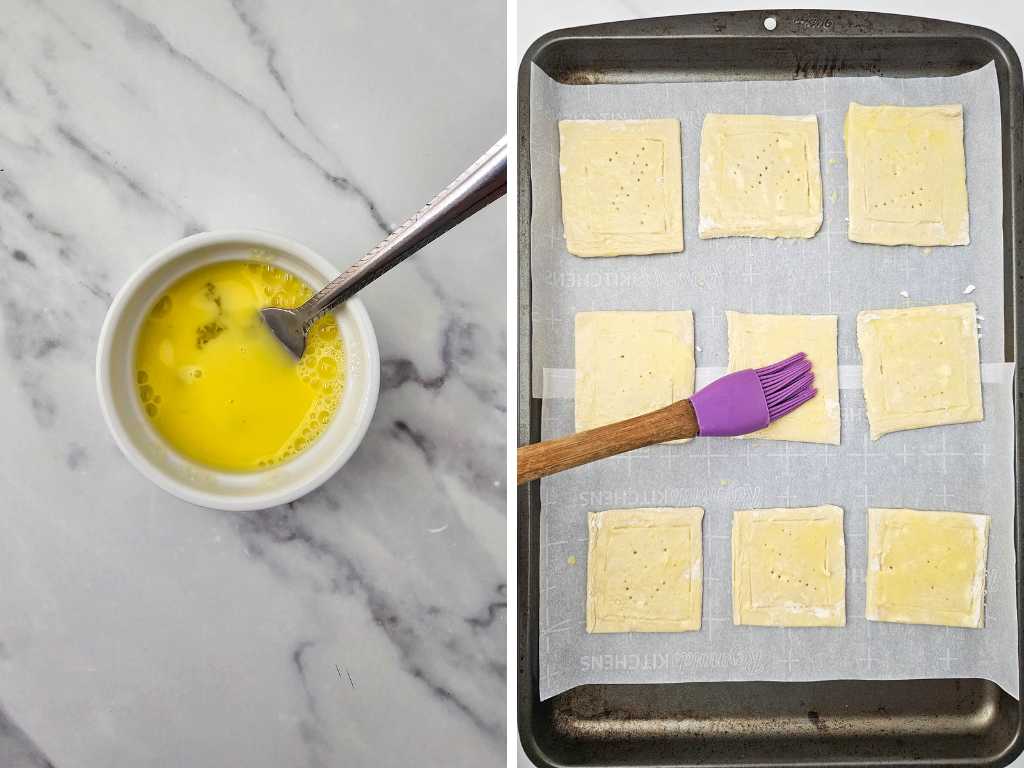 Puff pastry tomato tarts process 5