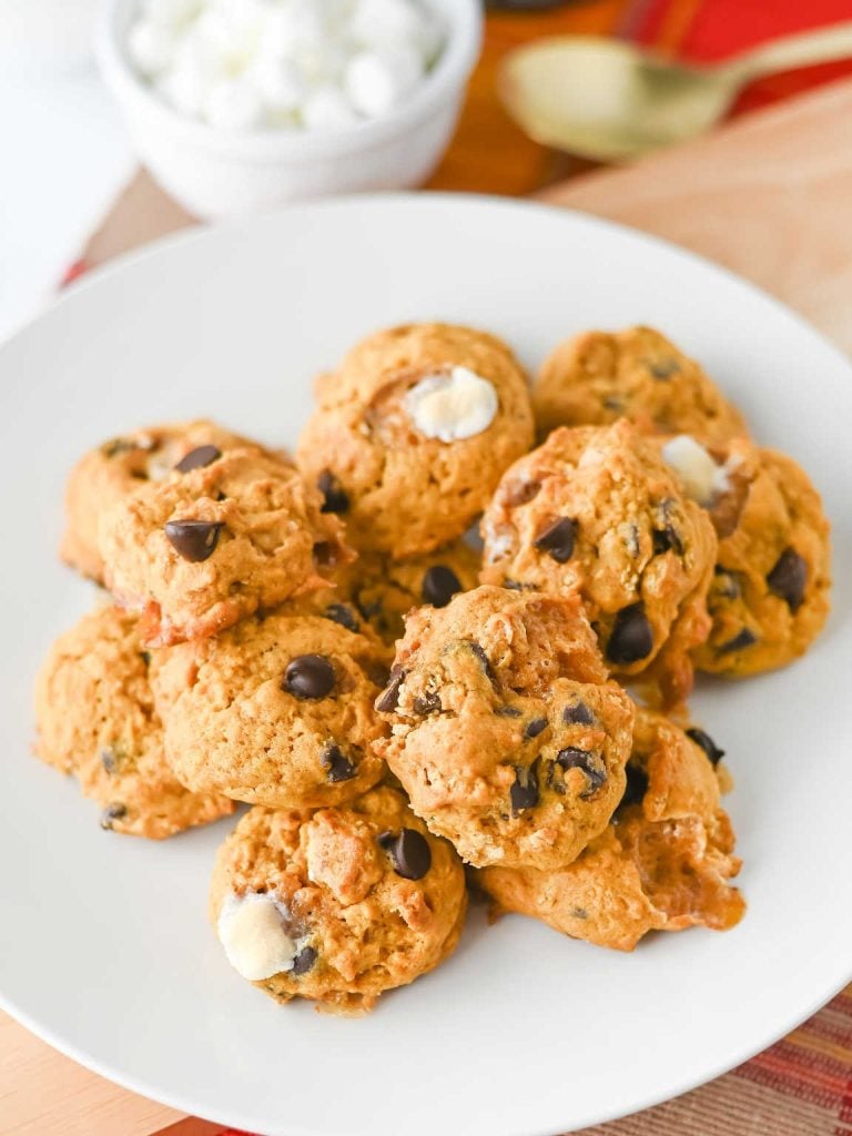 Pumpkin S’mores cookies