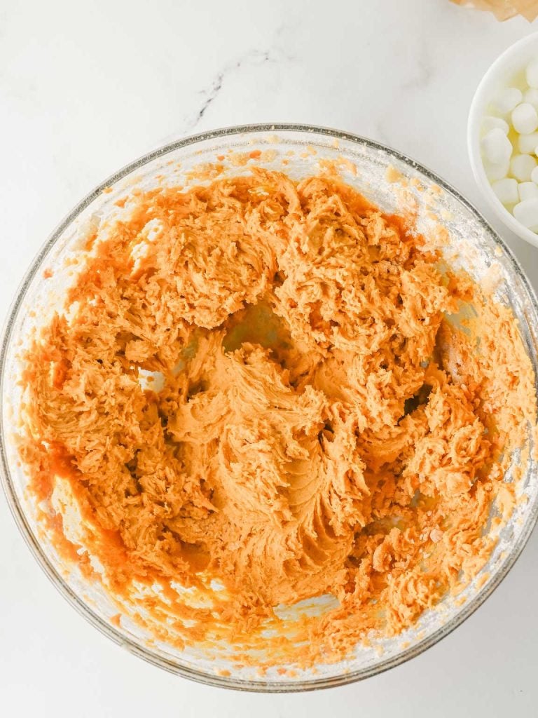 Pumpkin S’mores cookies process 4