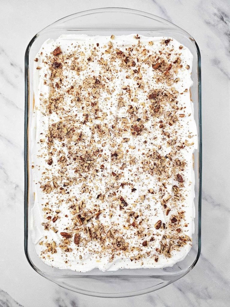 Pumpkin lush dessert process 9