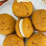 Pumpkin whoopie pies pin