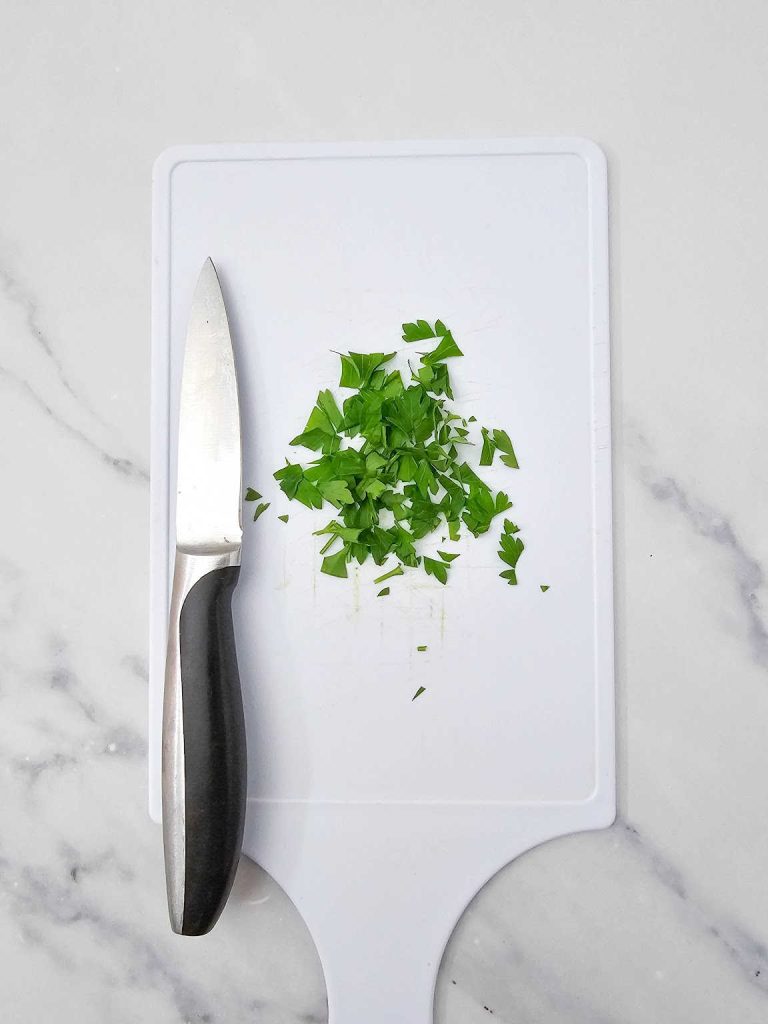 Spinach ricotta stuffed mushrooms process 1