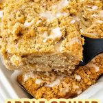 Apple crumb cake pin