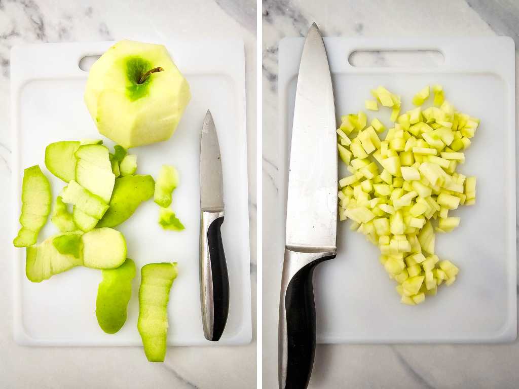 Apple crumb cake process 2