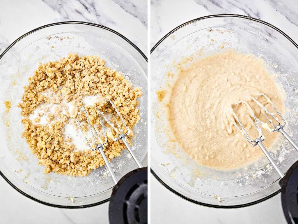 Apple crumb cake process 5