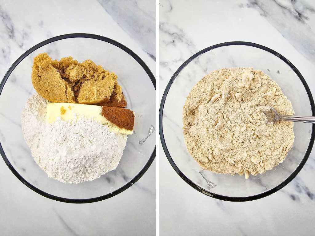 Apple crumb cake process 7