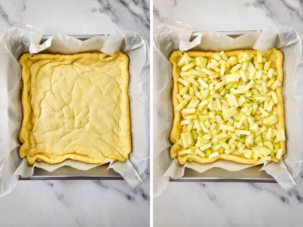 Caramel apple bars process 4