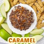 Caramel apple cheese ball pin