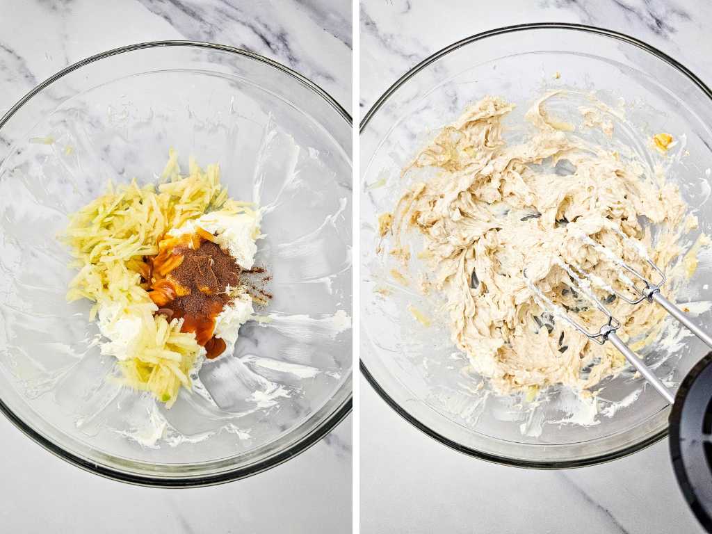 Caramel apple cheese ball process 3