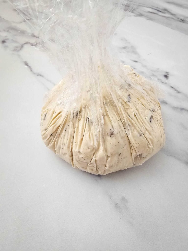 Caramel apple cheese ball process 5