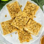 Caramel apple cheesecake bars