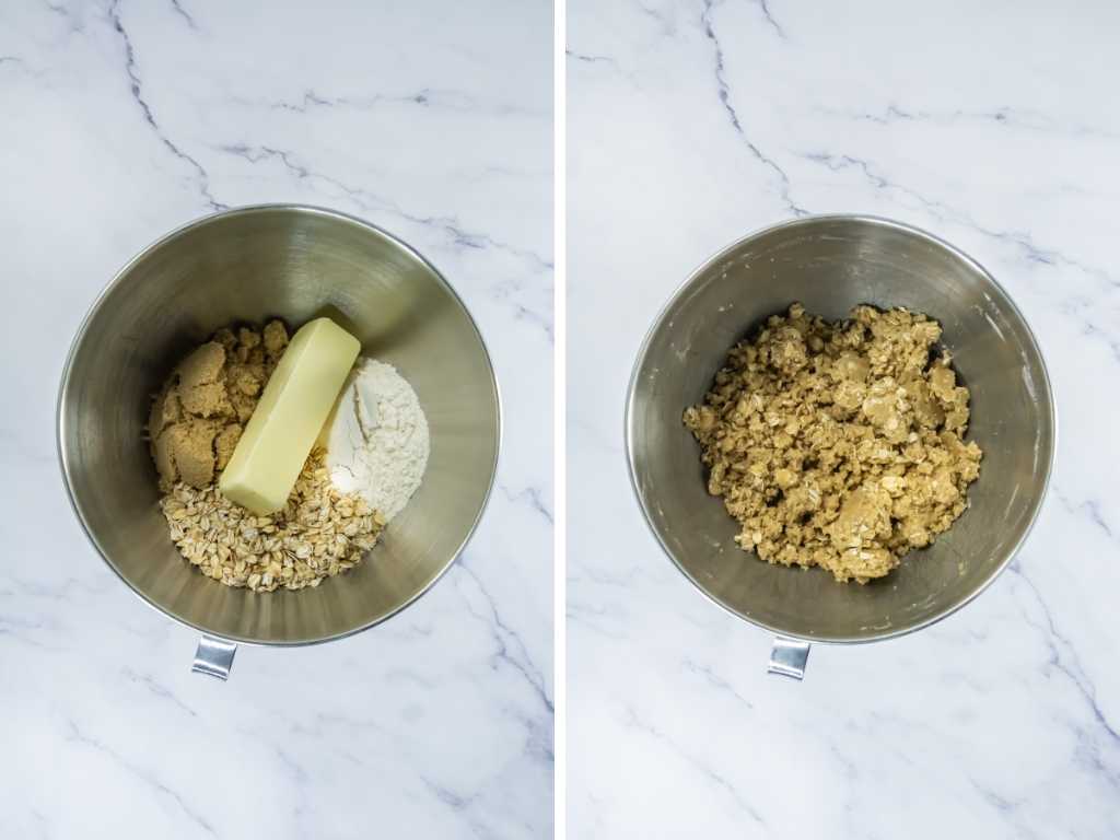 Caramel apple cheesecake bars process 10