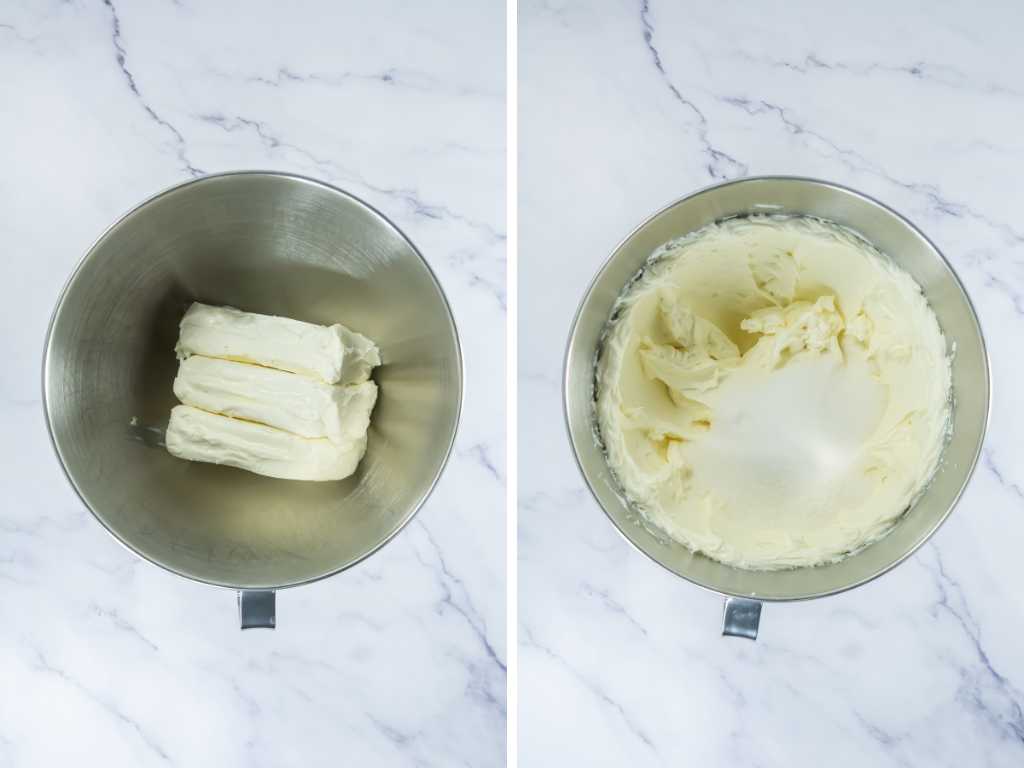 Caramel apple cheesecake bars process 5