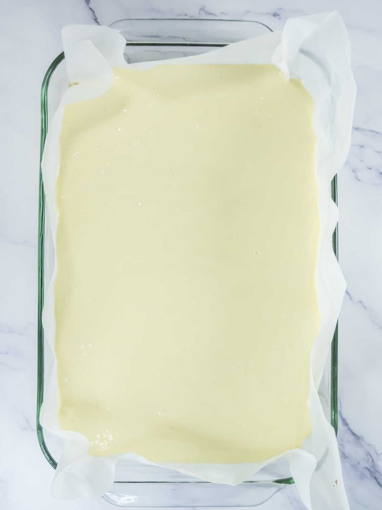 Caramel apple cheesecake bars process 7