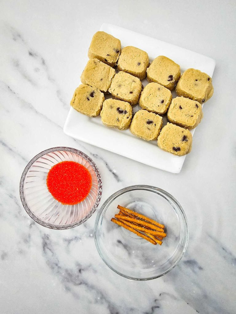 Cookie dough pumpkins ingredients