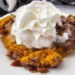 Crockpot pumpkin dump cake