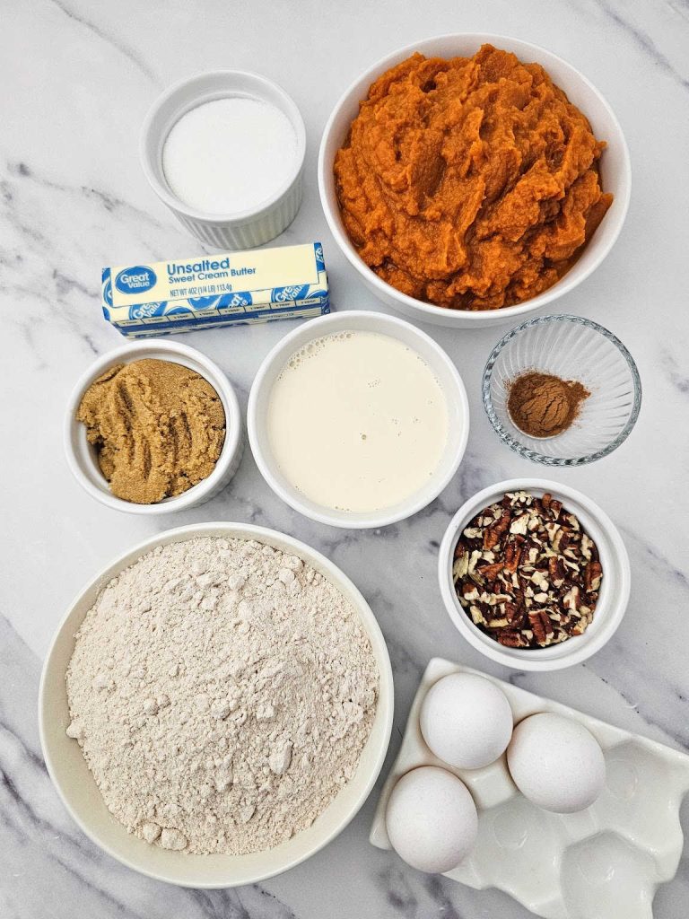 Crockpot pumpkin dump cake ingredients