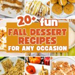 Fall treats and desserts pin